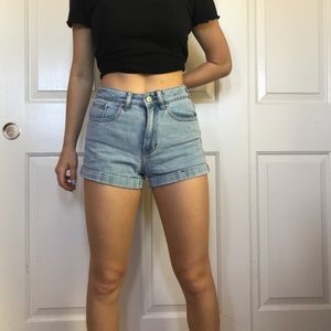 Pacsun high-rise mom shorts